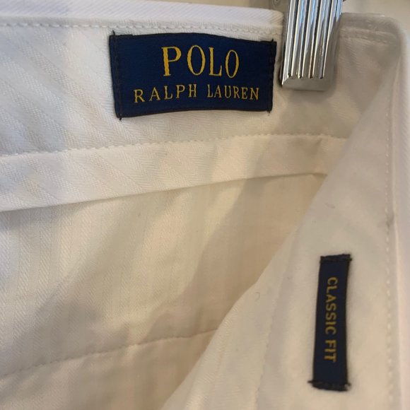 Polo Ralph Lauren White Chinos Anchor Embroidery - Picture 3 of 5